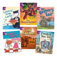 Cover image for Learn at Home:Star Reading Purple Level Pack (5 fiction and 1 non-fiction book)