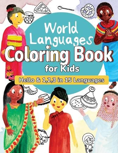 Cover image for World Languages Coloring Book for Kids