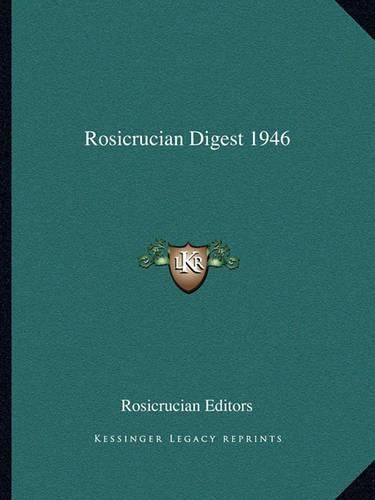 Cover image for Rosicrucian Digest 1946