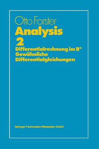 Cover image for Analysis 2: Differentialrechnung Im Rn, Gewoehnliche Differentialgleichungen