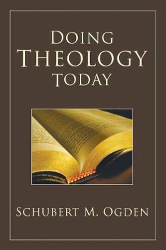 Cover image for Doing Theology Today