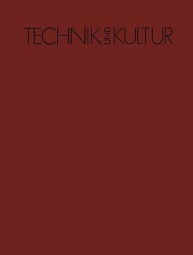 Cover image for Technik und Kultur: Gesamtregister