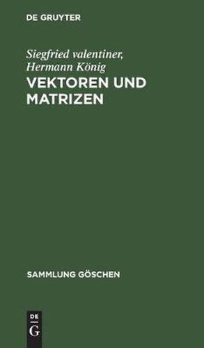 Cover image for Vektoren und Matrizen