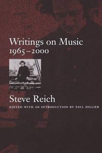 Cover image for Writings on Music,: 1965-2000