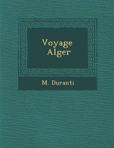 Cover image for Voyage Alger