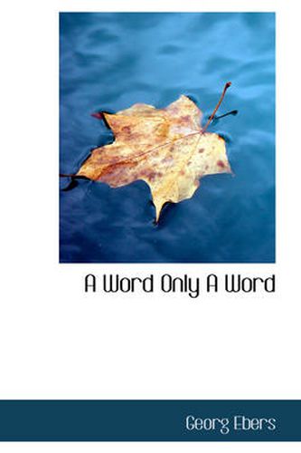 Cover image for A Word Only A Word