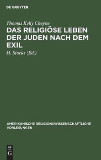 Cover image for Das Religioese Leben Der Juden Nach Dem Exil