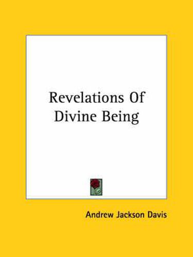 Cover image for Revelations of Divine Being