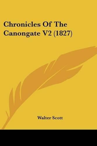 Cover image for Chronicles of the Canongate V2 (1827)