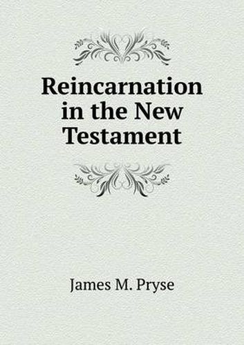 Cover image for Reincarnation in the New Testament