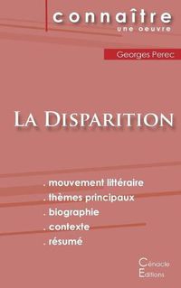 Cover image for Fiche de lecture La Disparition de Georges Perec (Analyse litteraire de reference et resume complet)
