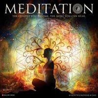 Cover image for Meditation 2025 12 X 12 Wall Calendar