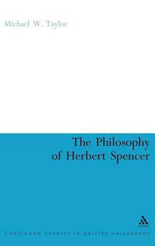 Cover image for The Philosophy of Herbert Spencer