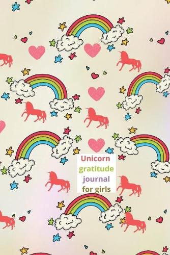 Cover image for Unicorn gratitude journal for kids