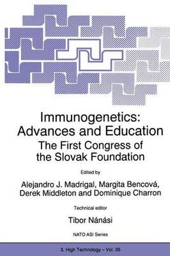 Cover image for Immunogenetics: Advances and Education: The First Congress of the Slovak Foundation
