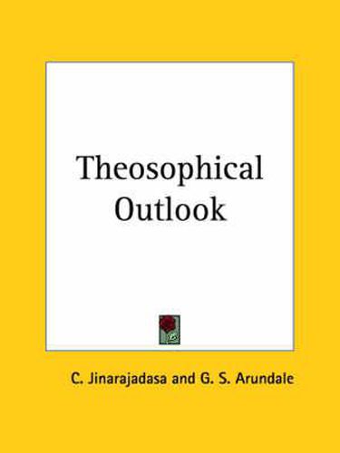 Cover image for Theosophical Outlook (1919)