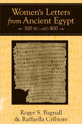 Cover image for Women's Letters from Ancient Egypt, 300 BC-AD 800