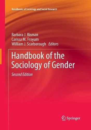 Cover image for Handbook of the Sociology of Gender