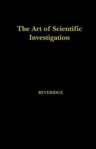 Cover image for The Art of Scientific Investigation