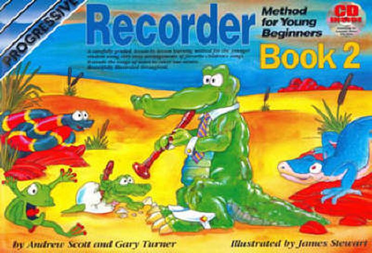 Cover image for Progressive Recorder Method For Young Beginners: Book 2