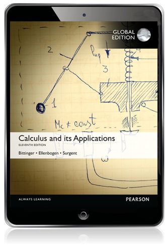Cover image for Calculus and Its Applications, Global Edition
