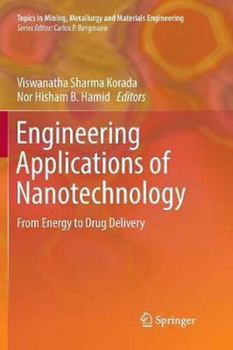 Cover image for Engineering Applications of Nanotechnology: From Energy to Drug Delivery