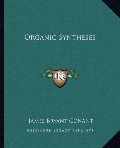 Cover image for Organic Syntheses