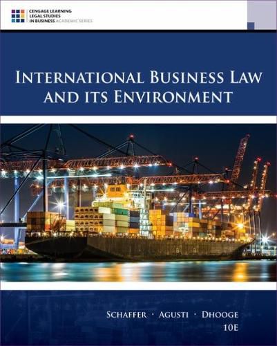 Cover image for International Business Law and Its Environment