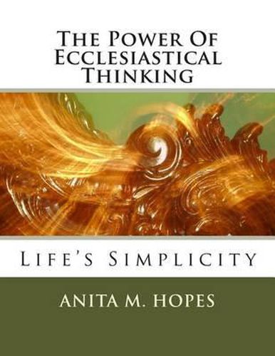 Cover image for The Power Of Ecclesiastical Thinking