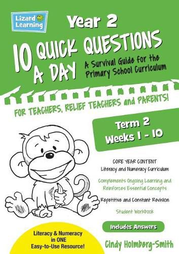 Cover image for 10 Quick Questions A Day Year 2 Term 2