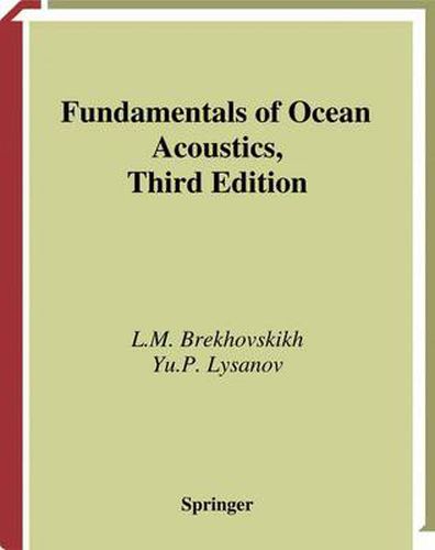 Cover image for Fundamentals of Ocean Acoustics