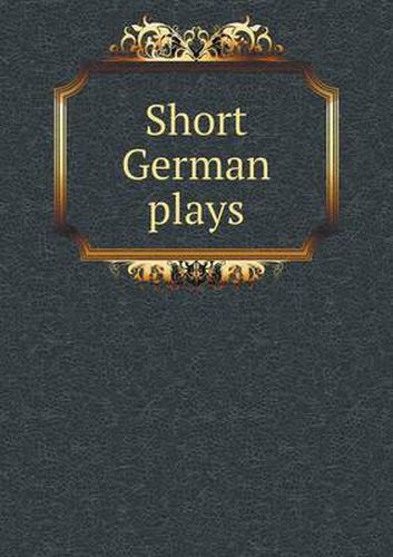 Short German plays