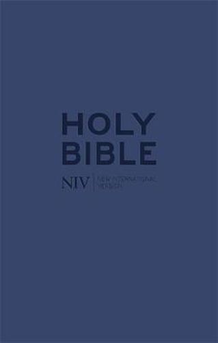 Cover image for NIV Tiny Navy Soft-tone Bible with Zip