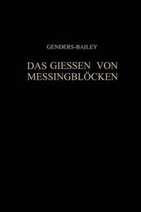 Cover image for Das Giessen Von Messingbloecken