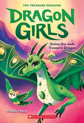 Cover image for Quinn the Jade Treasure Dragon (Dragon Girls, Book 6)