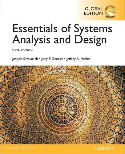 Cover image for Essentials of Systems Analysis and Design, Global Edition