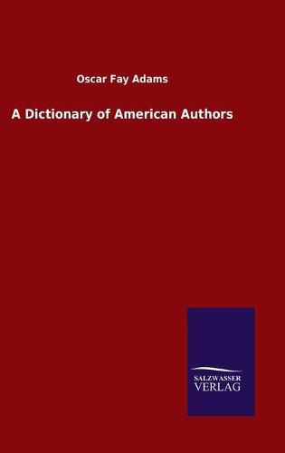 Cover image for A Dictionary of American Authors