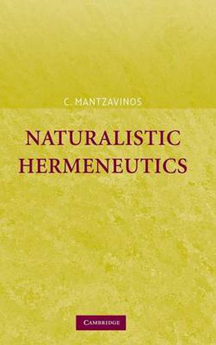 Cover image for Naturalistic Hermeneutics