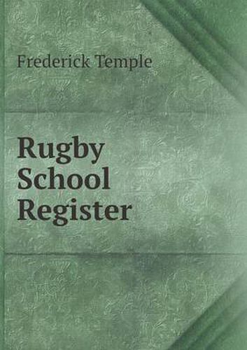 Cover image for Rugby School Register