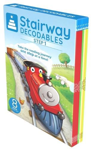 Cover image for Stairway Decodables Step 1 (8-Book Boxed Set #1)
