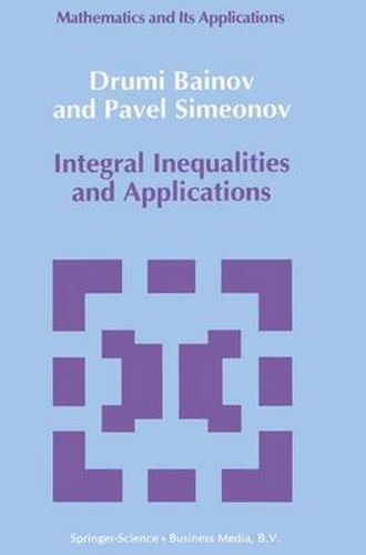 Cover image for Integral Inequalities and Applications