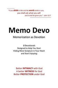 Cover image for Memo Devo: Memorization as Devotion