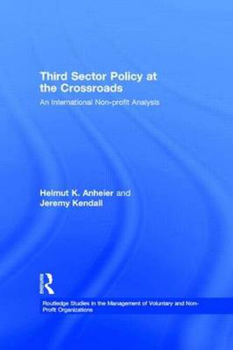 Cover image for Third Sector Policy at the Crossroads: An International Nonprofit Analysis