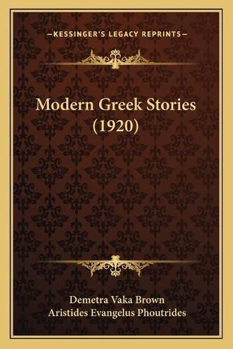 Modern Greek Stories (1920)