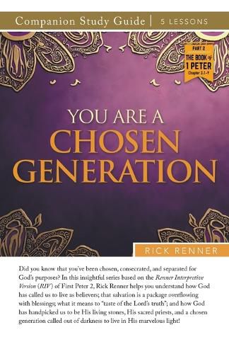 Cover image for You Are A Chosen Generation Study Guide