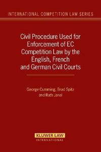 Cover image for Civil Procedure Used for Enforcement of EC Competition Law by the English, French and German Civil Courts