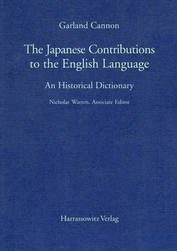 Cover image for Japanese Contribution to the English Language: An Historical Dictionary