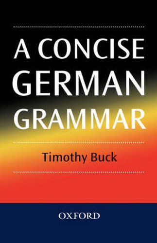 Cover image for A Concise German Grammar