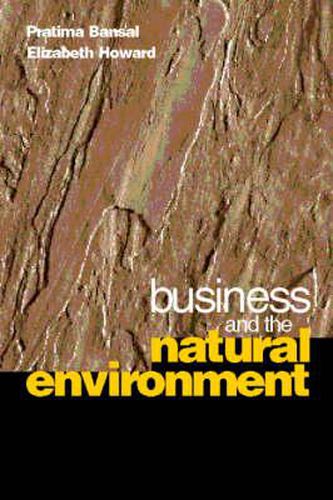 Cover image for Business and the Natural Environment