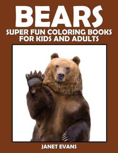 Cover image for Bears: Super Fun Coloring Books for Kids and Adults
